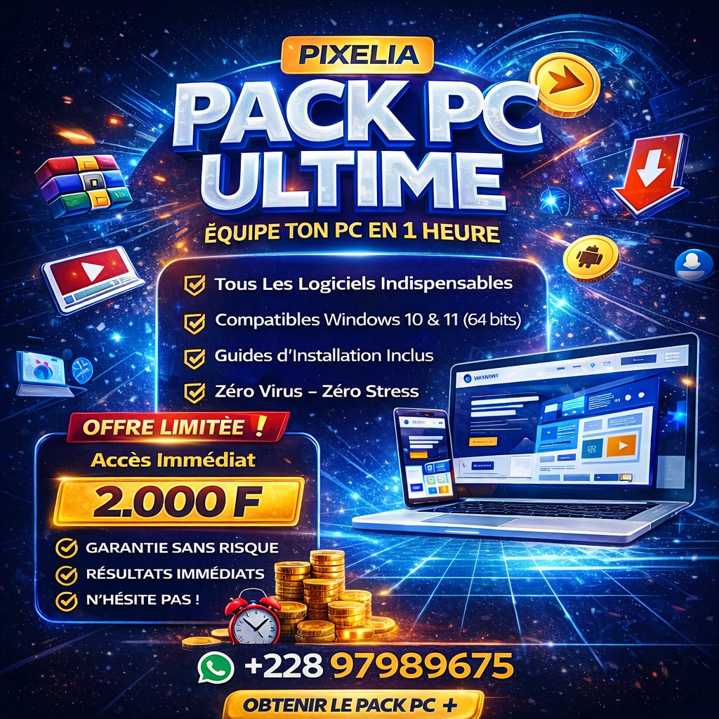 Pack ultime de logiciels pc