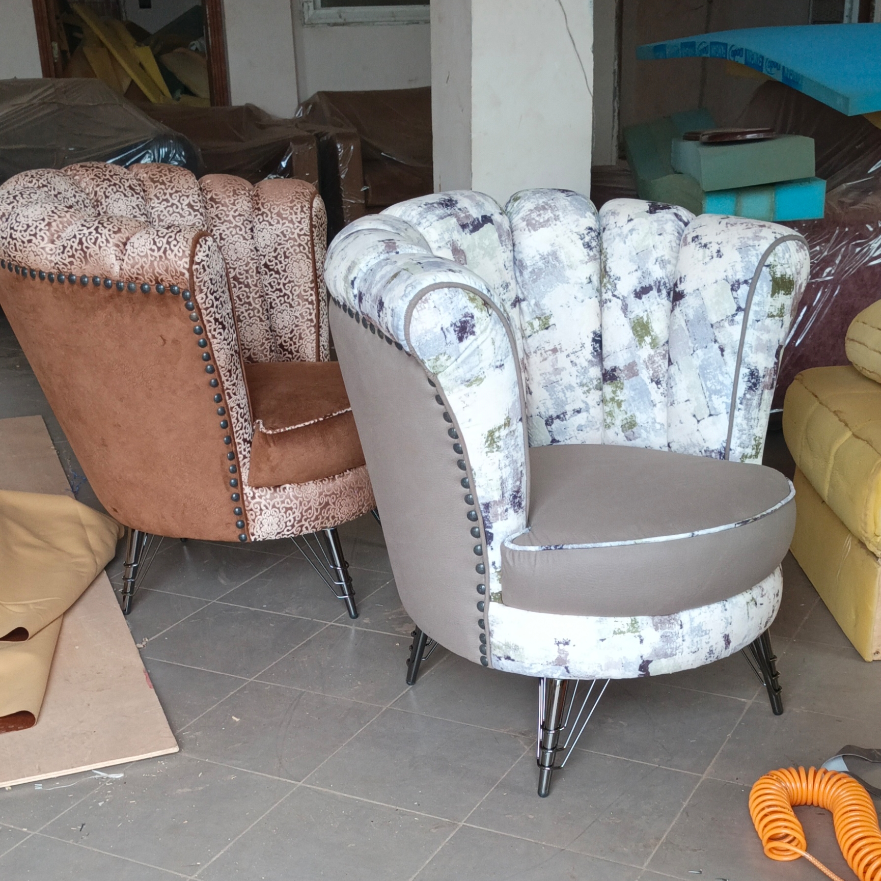 Un salon complet de 7 place