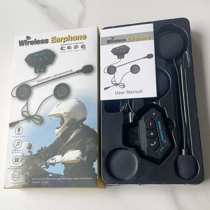 Écouteurs Bluetooth pour Casque Moto BT12