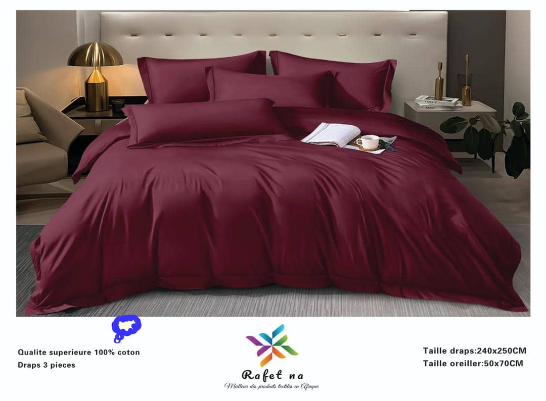 Ensemble draps pour lits