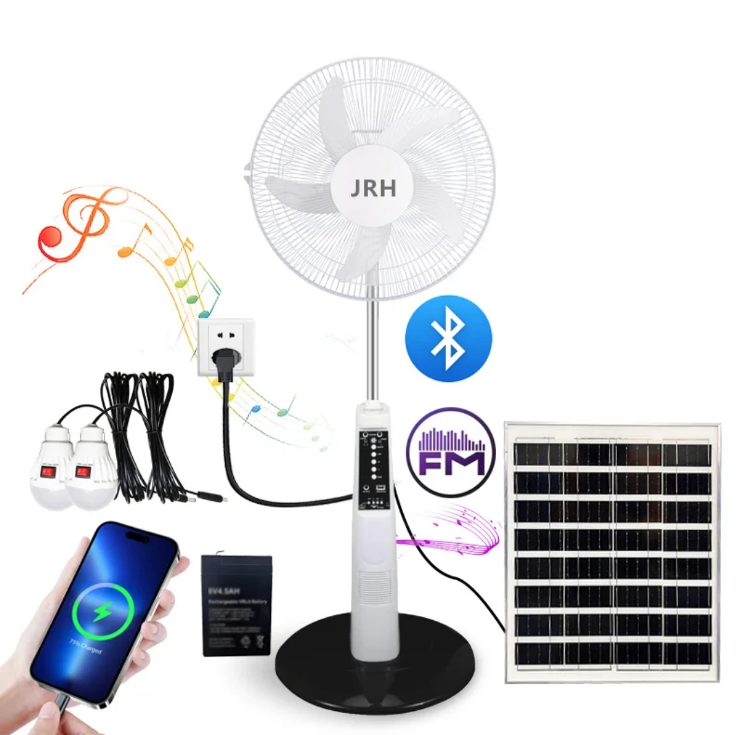 Ventilateur rechargeable solaire
