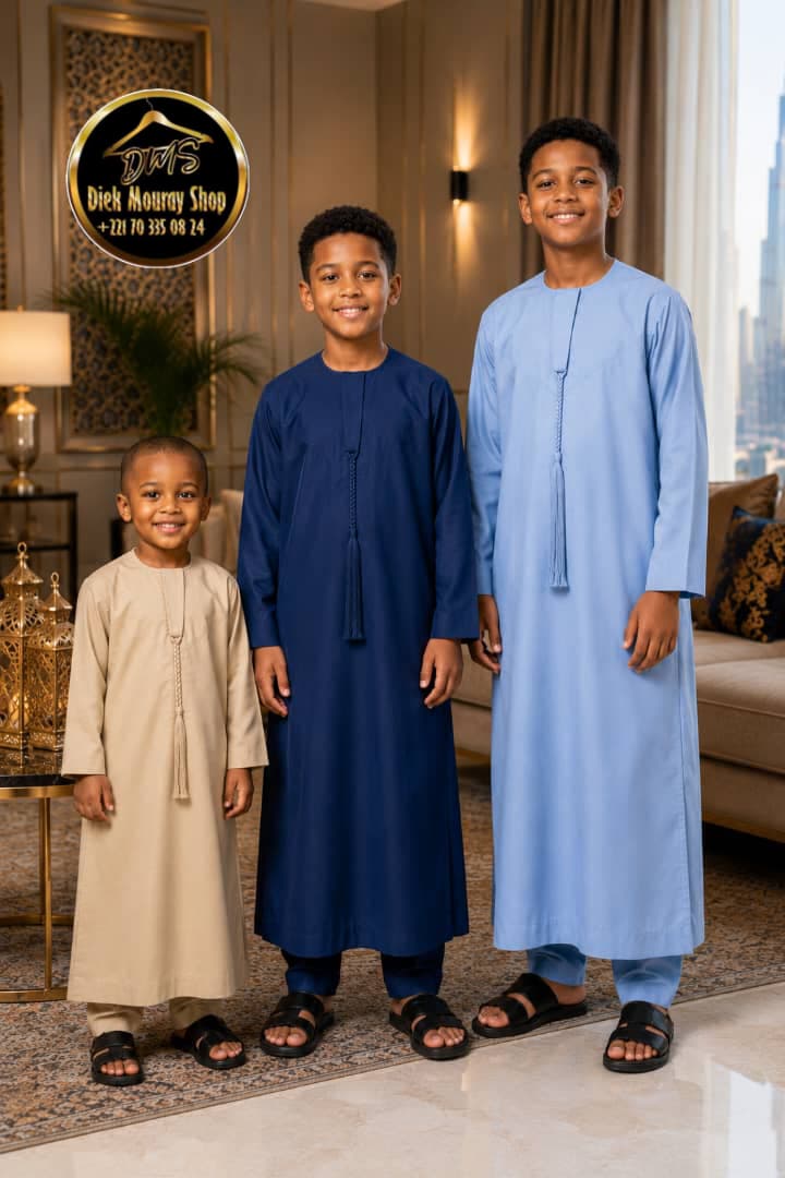 Abaya Emirates pour enfants et adultes