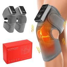 Genouillère Chauffante Électrique de Massage 3-en-1 – Écran Digital, Utilisation Genoux, Bras, Épaules et Jambes