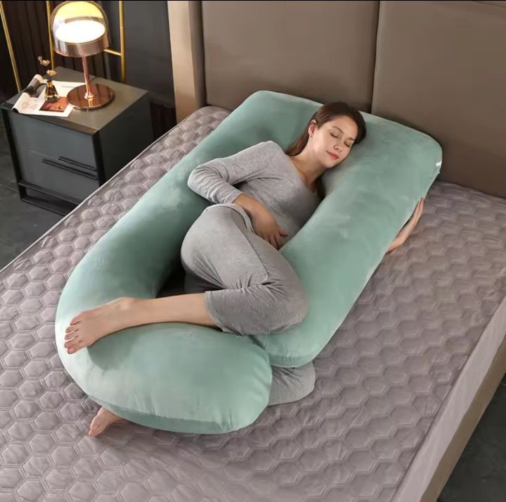 Coussin de grossesse en Oreiller corporel confortable pour dormir et allaiter