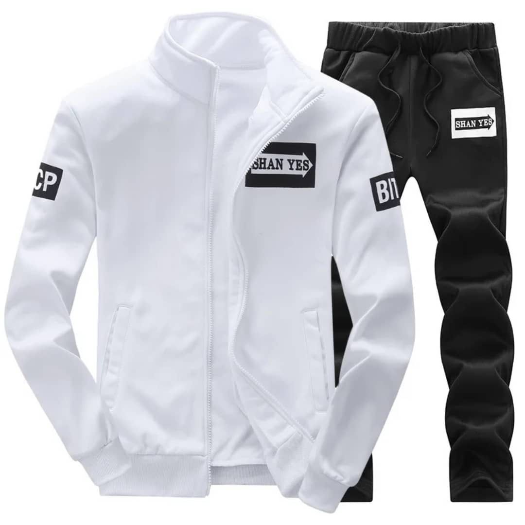 Ensemble Survêtement Homme – Veste Zippée + Pantalon, Plusieurs Couleurs