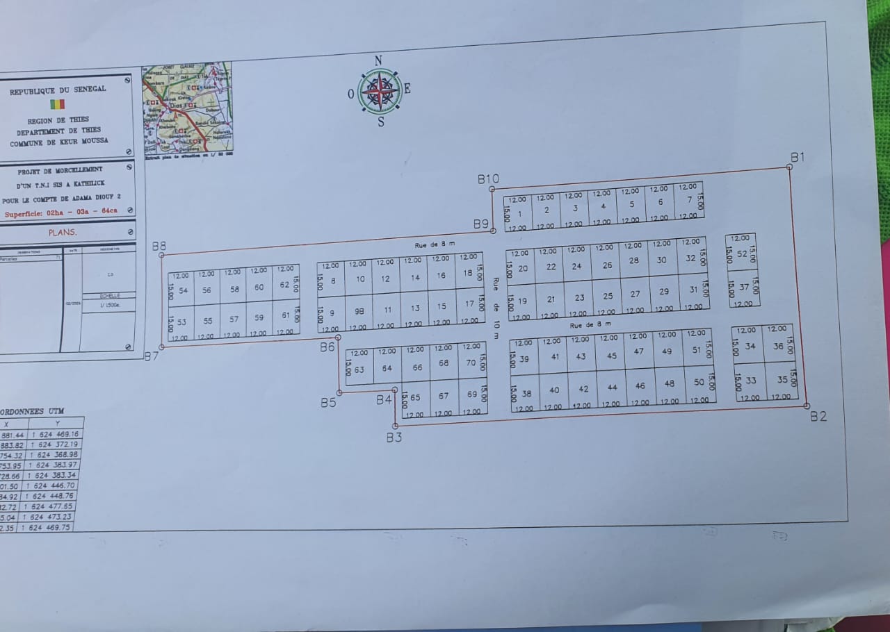 TERRAIN À VENDRE À DIASS – LANDOU