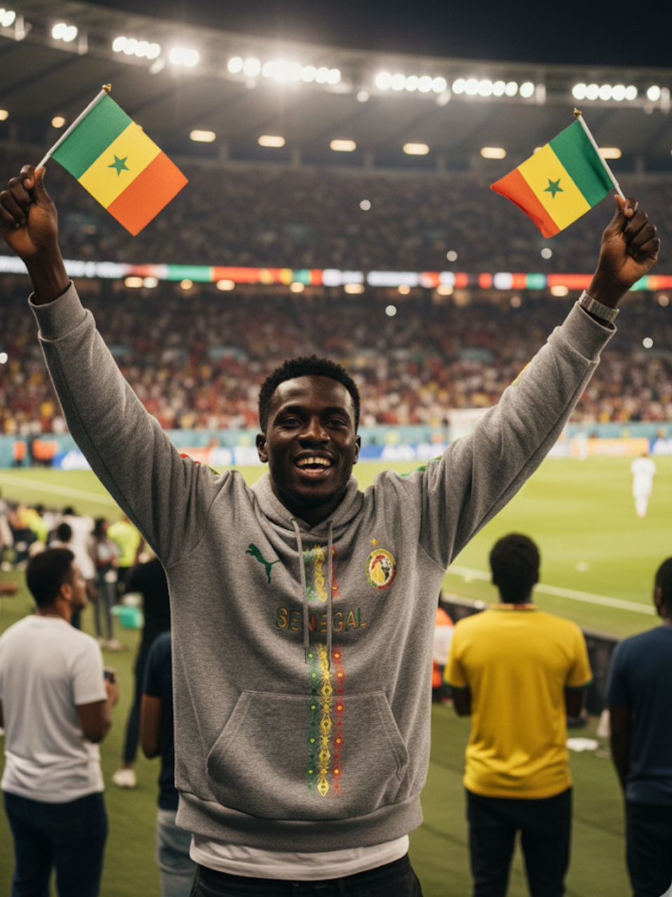 Pull à capuchon tendance au Sénégal