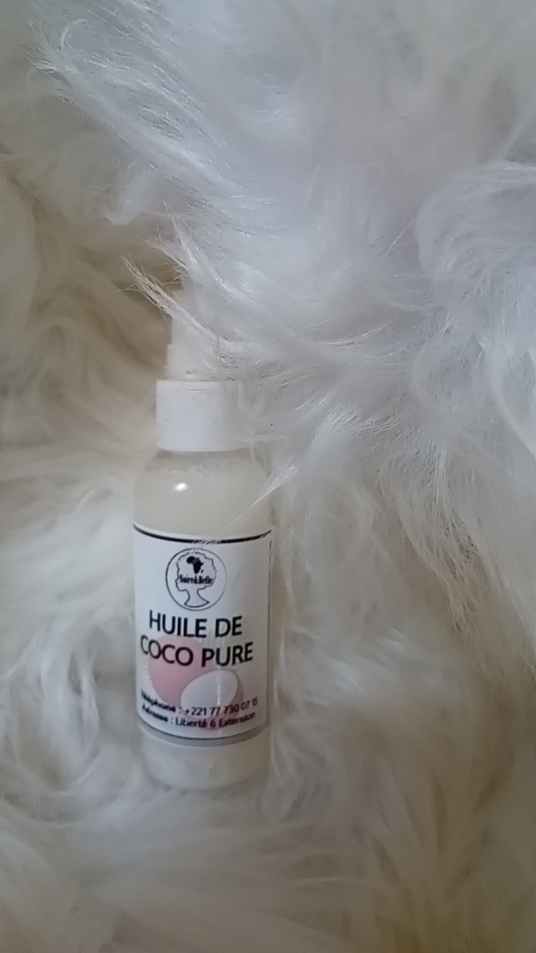 Huile de Coco Pure 100% Naturelle
