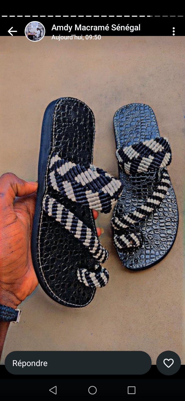 Chaussures artisanales africaines pour homme et femme