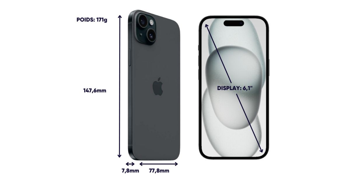 Iphone 15 wifi version américain 128G