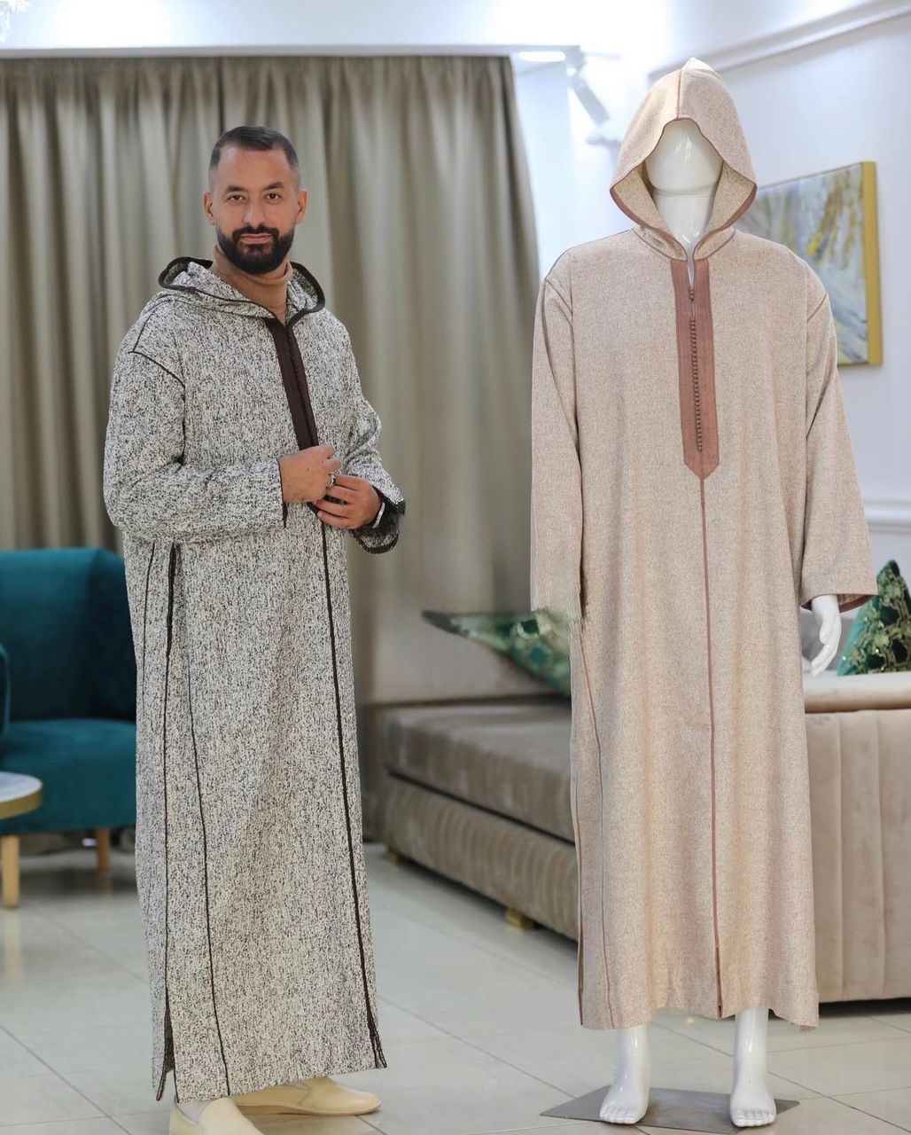 Djellaba Homme avec Capuche