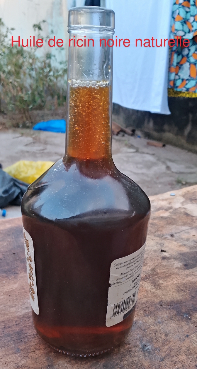 Huile de ricin noire naturelle