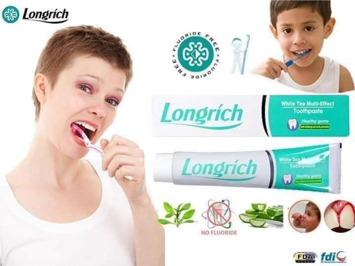 Pâte Dentifrice Longrich – Soin Complet Naturel | Blancheur & Protection Gencives