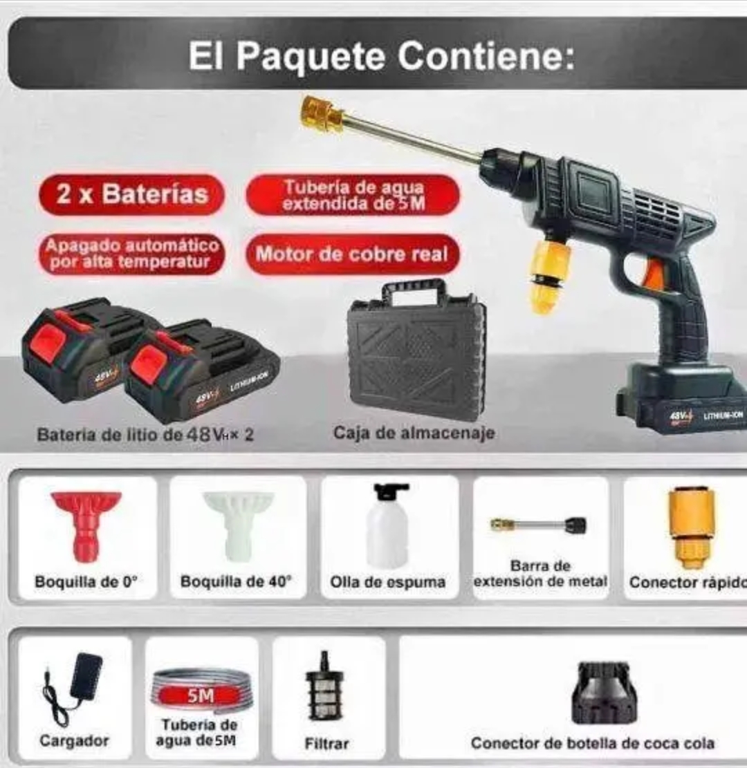 Pistolet de lavage voiture moto et autre