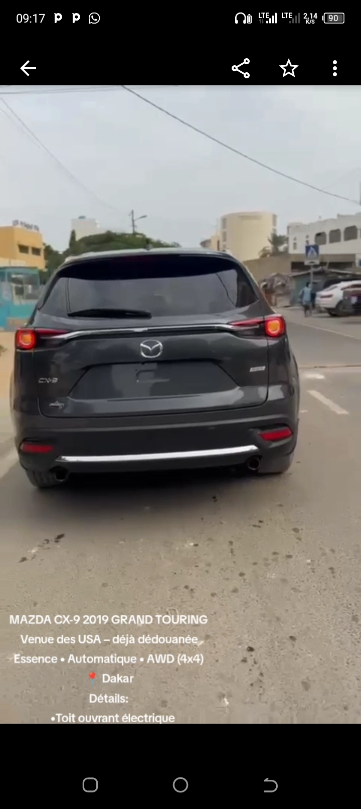 MAZDA CX 9 2019
