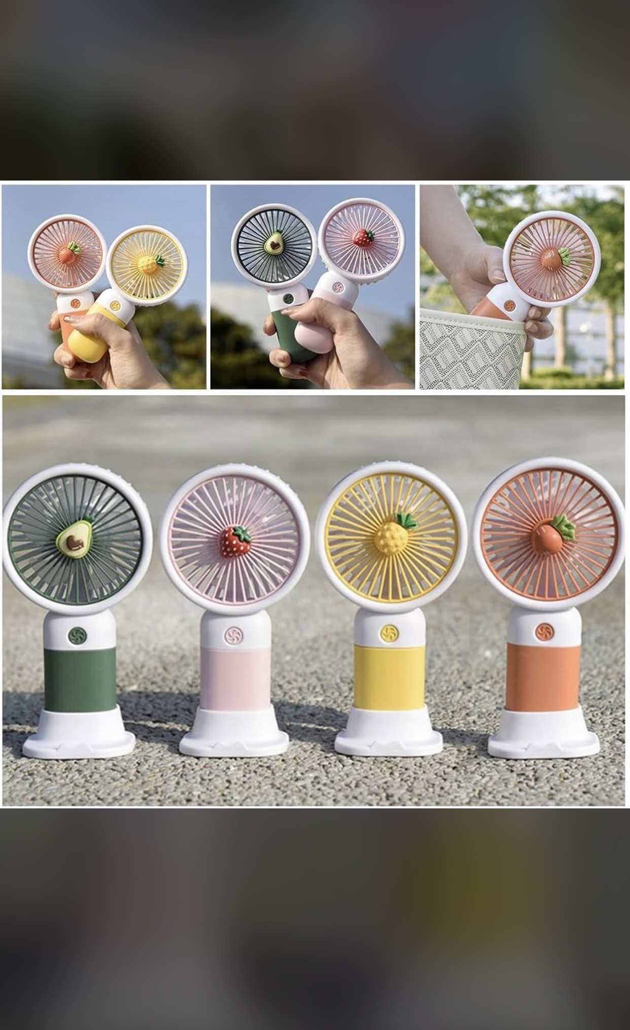 Mini Ventilateur Portable Rechargeable