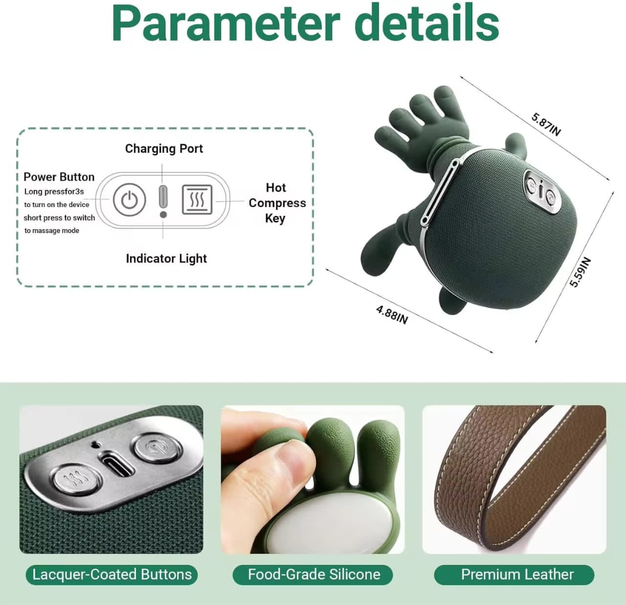 Masseur électrique portable Multi
