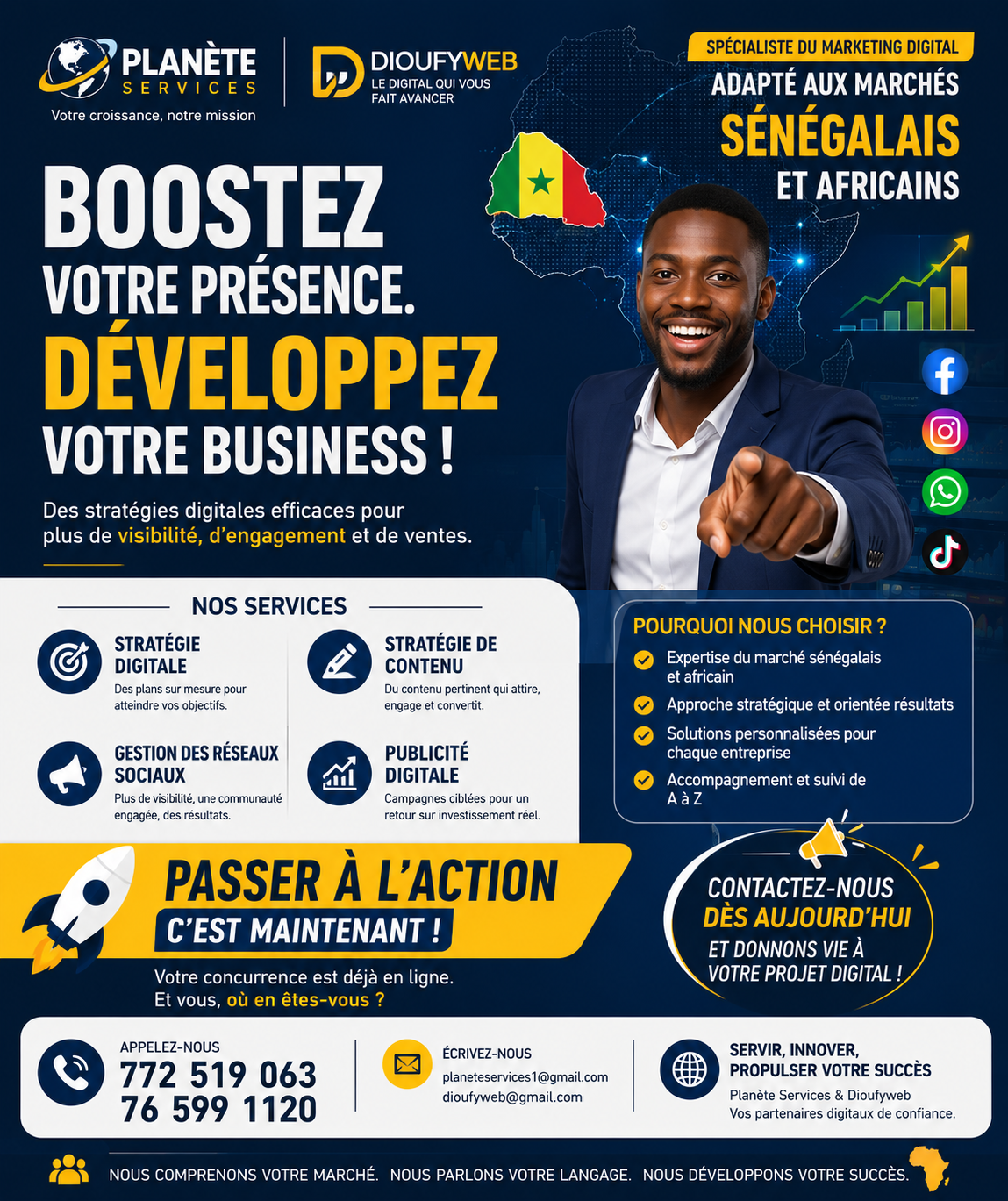 Services professionnels marketing digital
