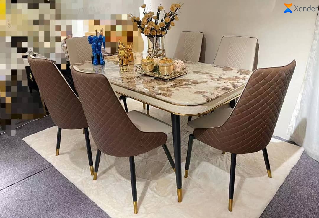 Table à Manger avec 6 Chaises