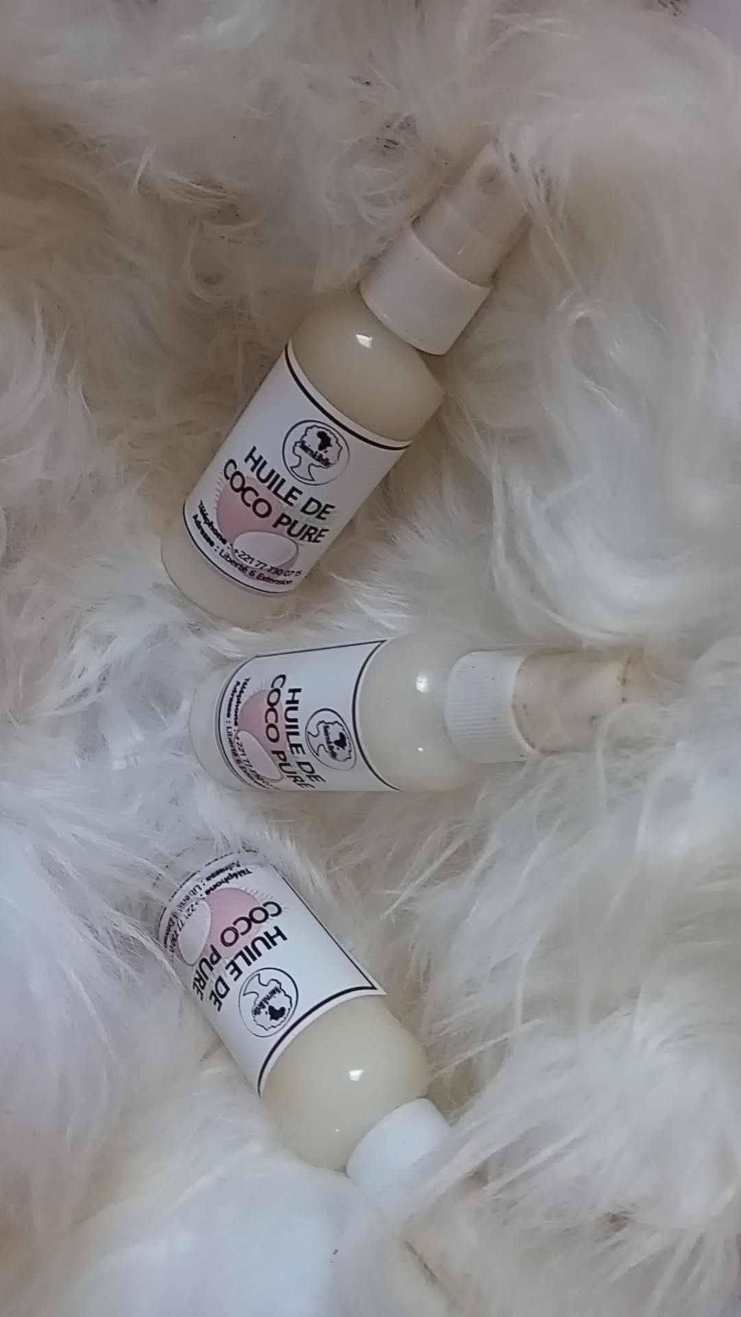 Huile de Coco Pure 100% Naturelle