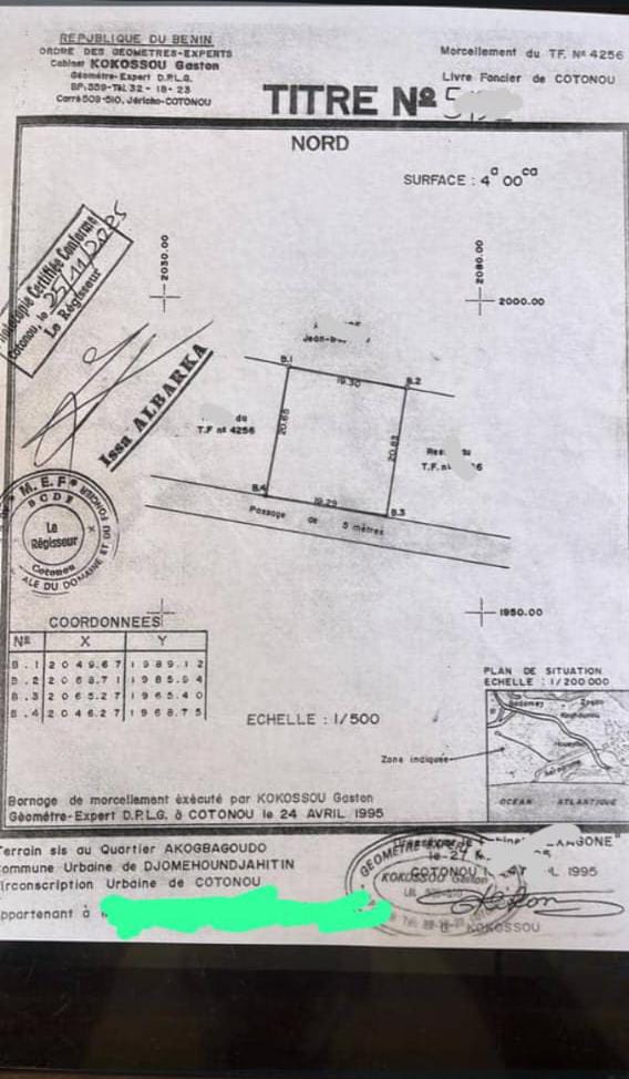 Parcelle de plus de 400 m² à vendre