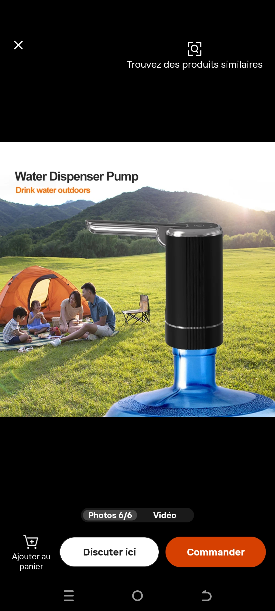 Pompe à eau électrique – Distributeur d’eau