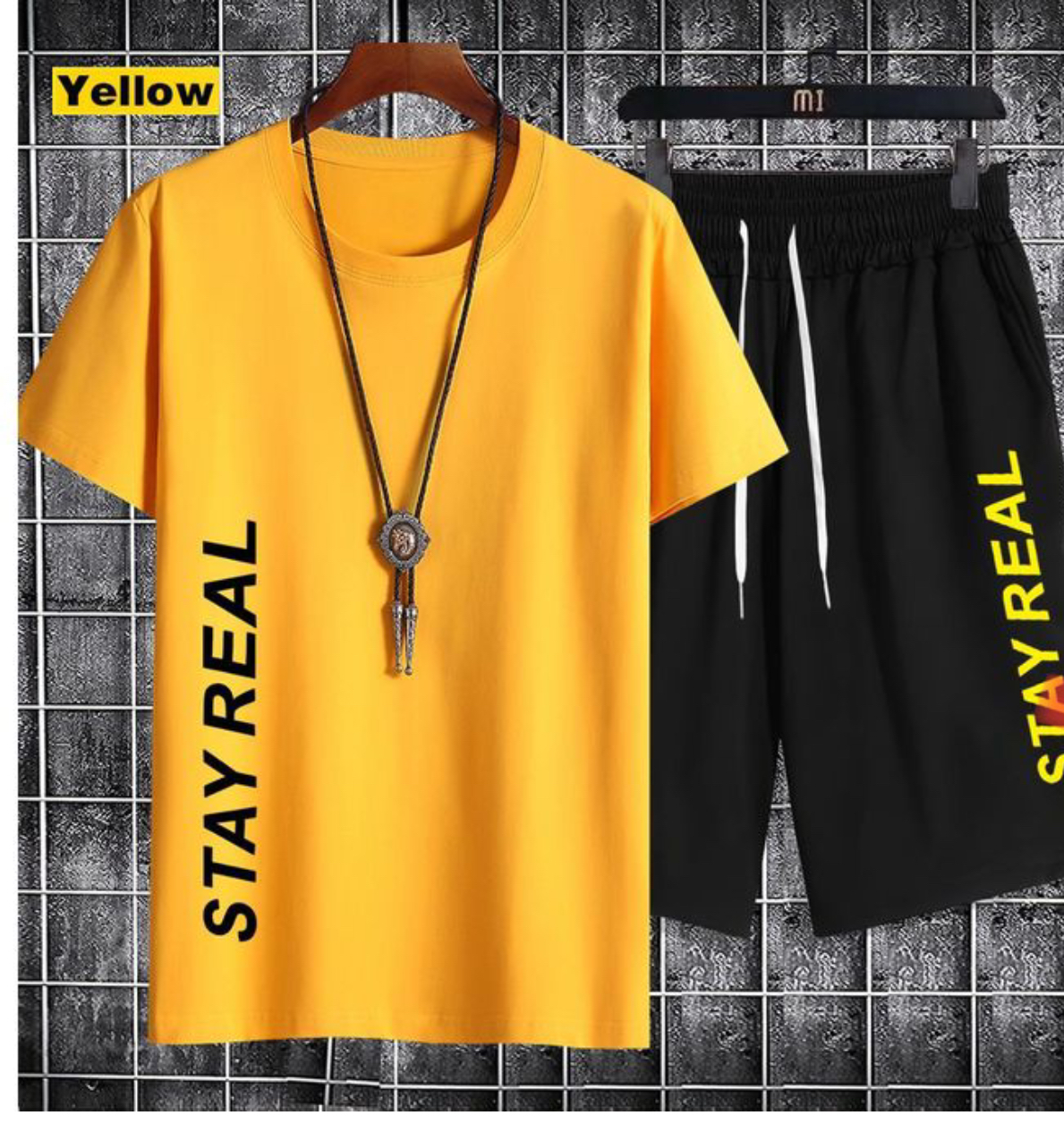 Ensemble Homme T-Shirt + Short  Style Tendance, Confort & Mode Été