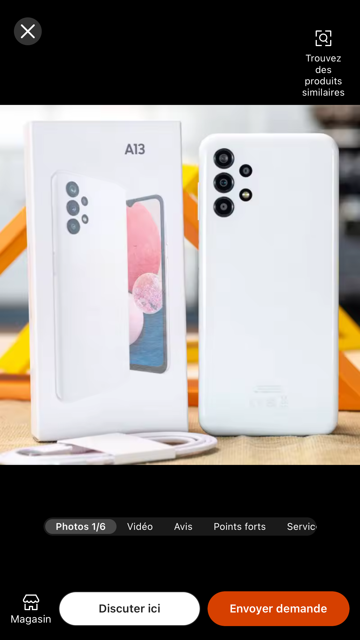 Samsung Galaxy  À16 Go à 128 Go