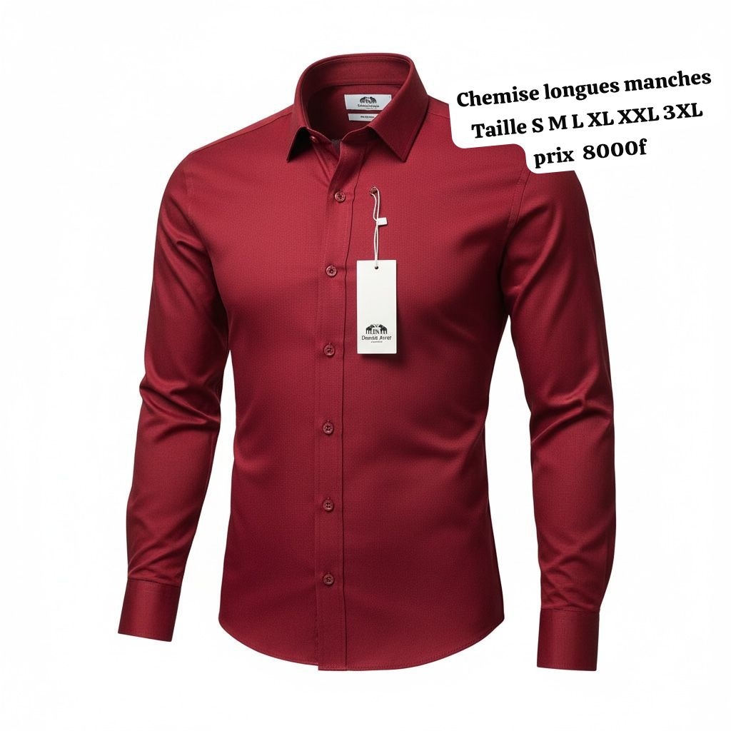 Chemise manches longues Élégante, confortable et polyvalente