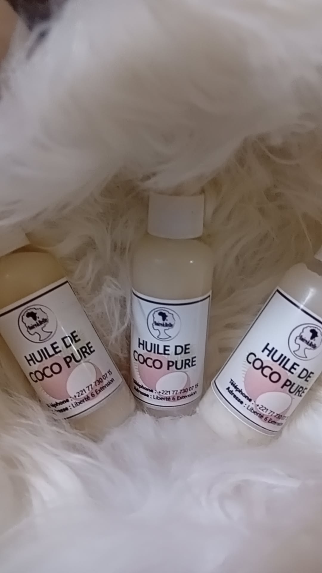 Huile de Coco Pure 100% Naturelle