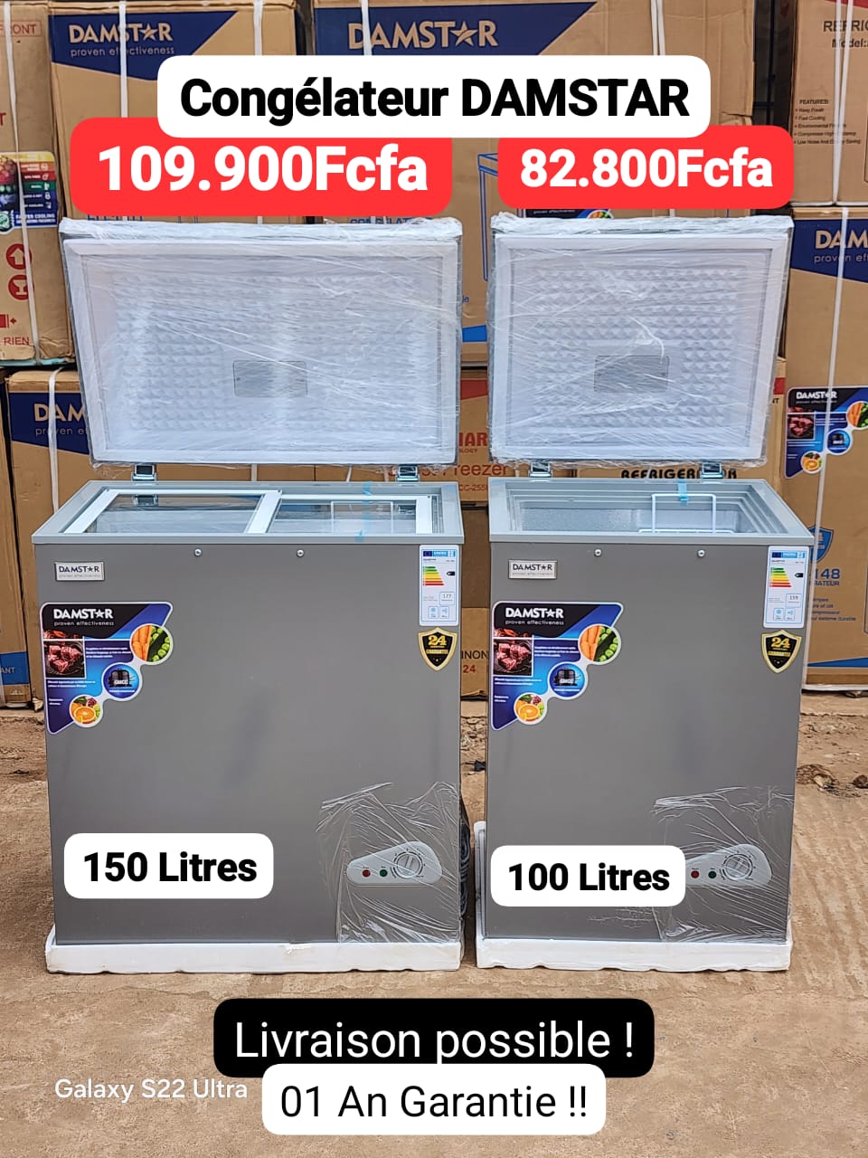 Réfrigérateur, congélateur, etc...