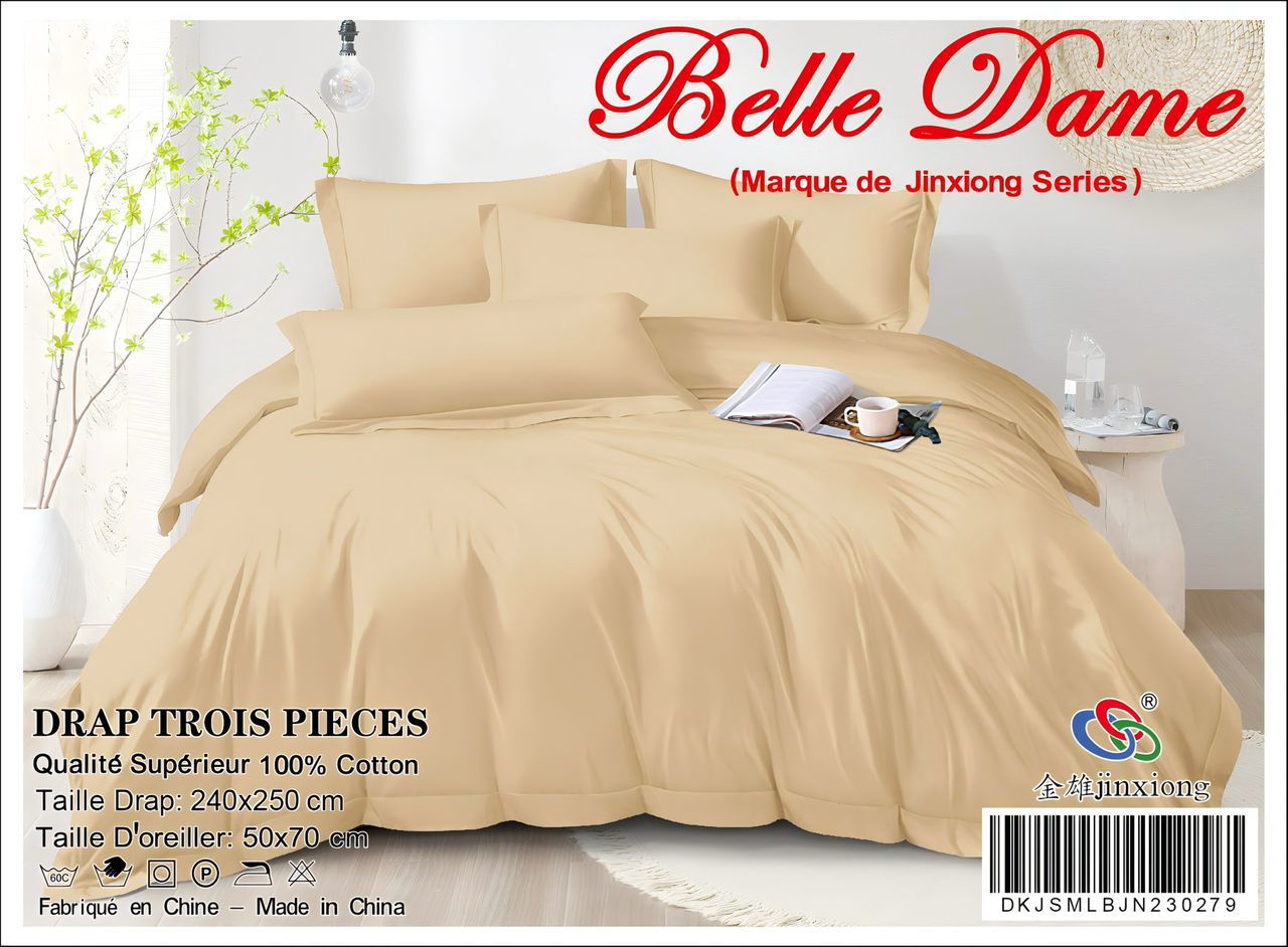 DRAPS DE LITS EN COTON