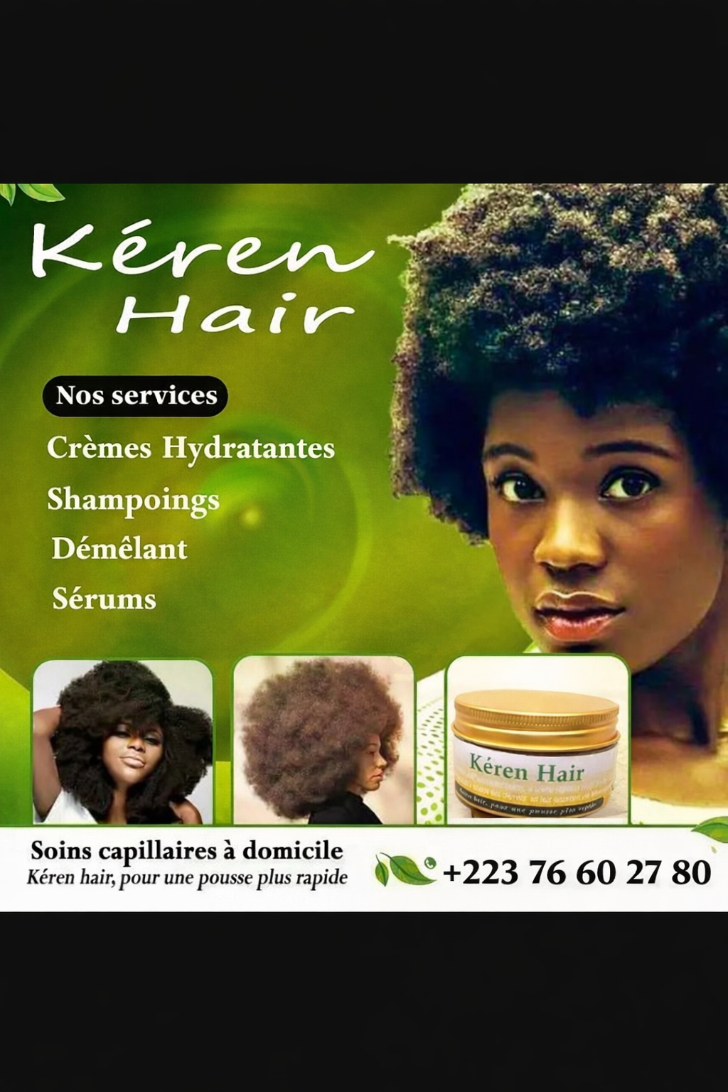 Crème capillaire Kéren Hair à vendre à Bamako