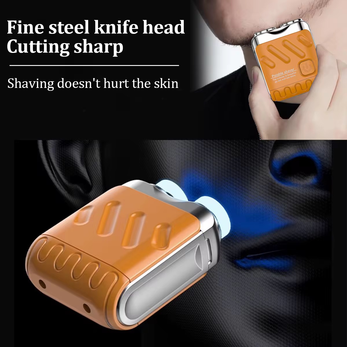 Rasoir électrique portable unisexe R-12