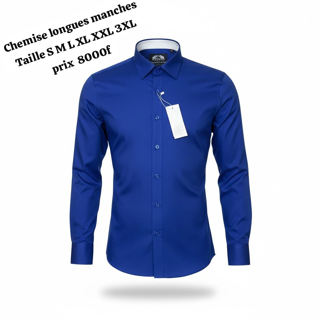 Chemise manches longues Élégante, confortable et polyvalente