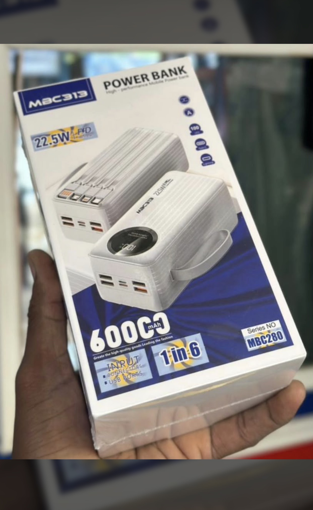 Power Bank 22,5W 6000mAh