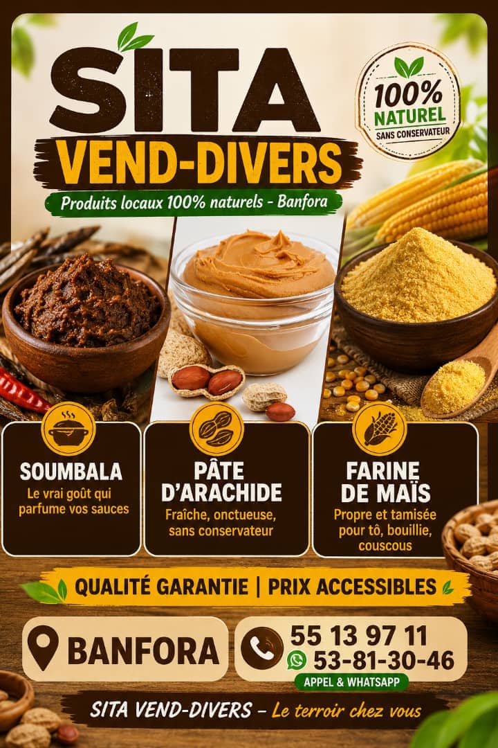 Produits locaux 100% naturel et africain : consommons local